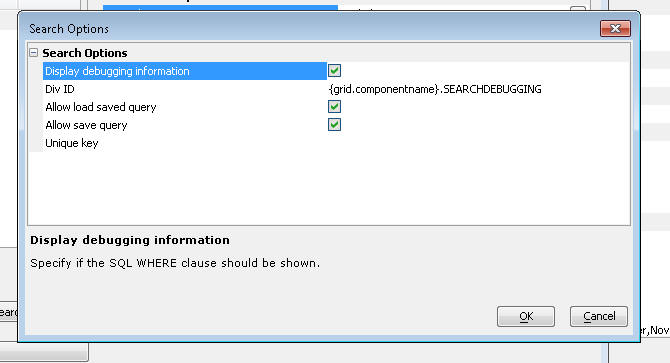 Advsearch Searchoptions